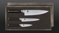 Kai couteaux Shun, Set de couteaux damassés